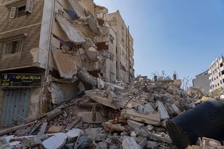 W następstwie nalotu na miasto Gaza